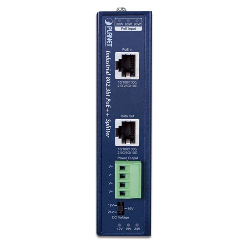 box_IPOE-176S_01 Planet IPOE-176S Industrial Single-Port 10Gbps 802.3bt PoE++ Splitter