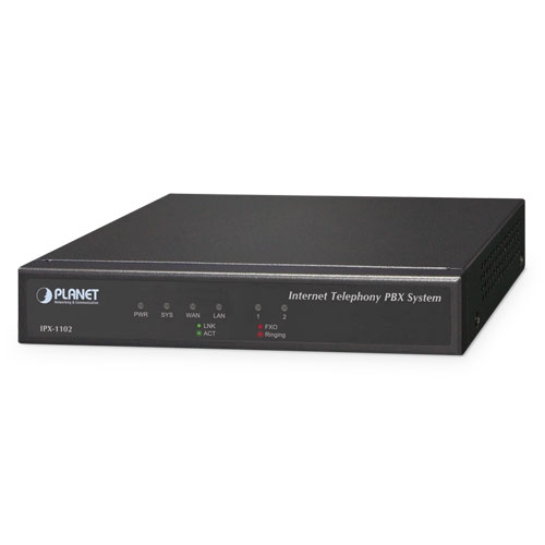 box_IPX-1102 Planet IPX-1102 100 User with 2 FXO Asterisk IP PBX System
