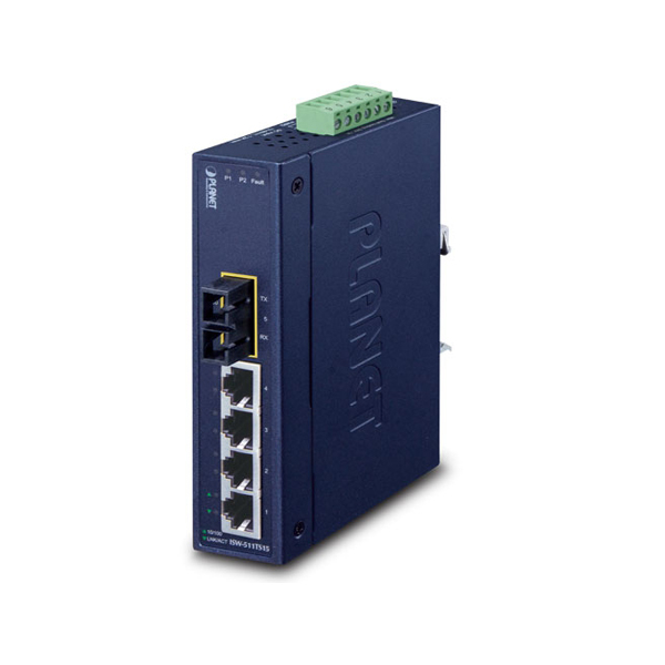box_ISW-511TS15v1.1 Planet ISW-511TS15 4 x 10/100Base-TX + 1 x 100Base-FX Industrial Switch