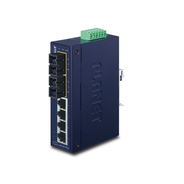 Planet ISW-621TS15 4 x 10/100Base-TX + 2 x 100Base-FX SM 20KM SC Industrial Switch