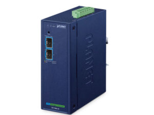 box_IXT-900-2X Planet IXT-900-2X 2 x Port 10GBASE-X SFP+ Industrial Managed Media Converter
