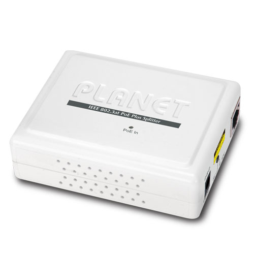box_POE-161Sv2 Planet POE-161S IEEE 802.3at Gigabit Power over Ethernet Plus Splitter