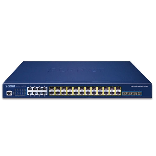 Planet SGS-6310-16S8C4XR 16 x SFP + 8 x SFP/GbE Combo + 4 x 10G SFP+ Stackable L3 Managed PoE Switch