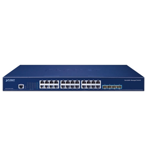 box_SGS-6310-24T4Xv2_01 Planet SGS-6310-24T4X 24 x GbE + 4 x 10G SFP+ Stackable L3 Managed PoE Switch