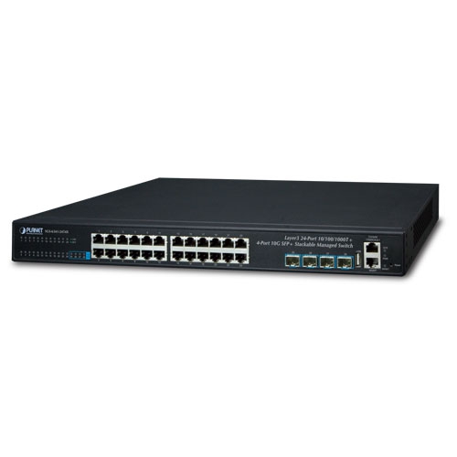 Planet SGS-6341-24T4X 24GE + 4x10Gb SFP L3 Stackable Managed Switch