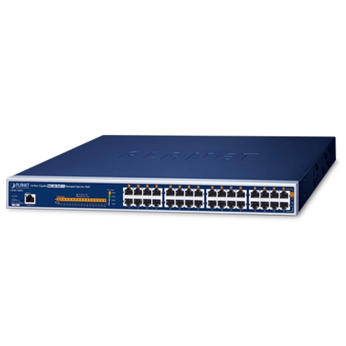 box_UPOE-1600Gv31 Planet UPOE-1600G 16-Port Gigabit 802.3bt PoE++ Managed Injector Hub (600 watts)
