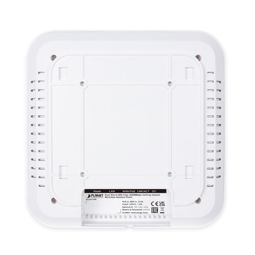 Planet WDAP-C3000AX 3000Mbps 802.11ax WiFi-6 Wireless Access Point