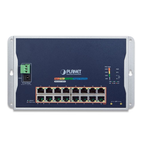 box_WGS-4215-16P2Sv1.1_01 Planet WGS-4215-16P2S 16 x GbE PoE + 2 x SFP L2 Managed Industrial PoE Switch