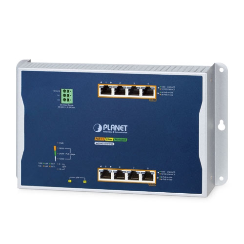 box_WGS-4215-8HP2Sv2 Planet WGS-4215-8HP2S 4 x GbE PoE 802.3bt 95W + 4 x GbE PoE 802.3at 30W + 2 x 100/1000X SFP L2+ Managed Industrial PoE Switch