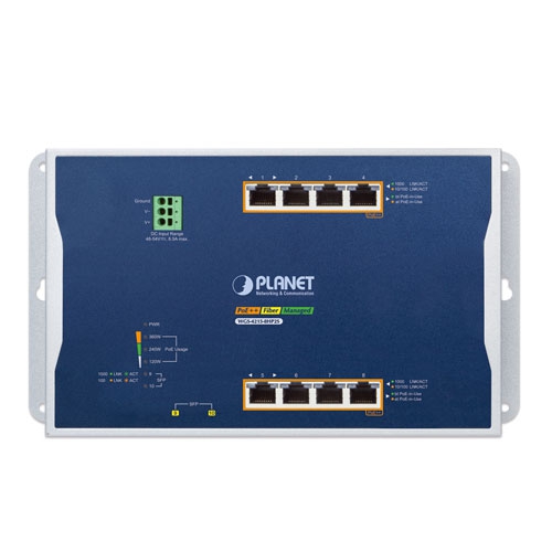 box_WGS-4215-8HP2Sv2_01 Planet WGS-4215-8HP2S 4 x GbE PoE 802.3bt 95W + 4 x GbE PoE 802.3at 30W + 2 x 100/1000X SFP L2+ Managed Industrial PoE Switch