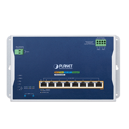 box_WGS-4215-8P2X_01 Planet WGS-4215-8P2X 8 x GbE PoE + 2 x 10G SFP+ L2 Industrial PoE Switch